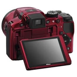 Compact Coolpix P510 - Rouge/Noir + Nikon Nikkor Wide Optical Zoom 24-1000 mm f/3.0-5.9 f/3.0-5.9