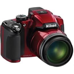 Compact Coolpix P510 - Rouge/Noir + Nikon Nikkor Wide Optical Zoom 24-1000 mm f/3.0-5.9 f/3.0-5.9