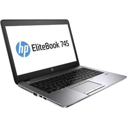 HP EliteBook 745 G2 14" A8 1,9 GHz - SSD 128 Go - 8 Go AZERTY - Français