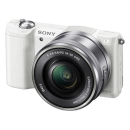 Hybride Alpha 5000 - Blanc + Sony Sony E PZ 16-50mm f/3.5-5.6 OSS f/3.5-5.6