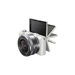 Alpha 5000 - Blanc + Sony Sony E PZ 16-50mm f/3.5-5.6 OSS f/3.5-5.6