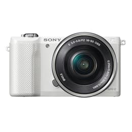Alpha 5000 - Blanc + Sony Sony E PZ 16-50mm f/3.5-5.6 OSS f/3.5-5.6