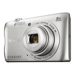 Compact Coolpix A300 - Argent + Nikkor Nikon Zoom Nikkor 8x 4.5-36 mm f/3.7-6.6 f/3.7-6.6