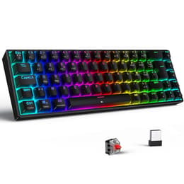 Clavier Spirit Of Gamer AZERTY Français Sans-fil rétroéclairé XPERT K200