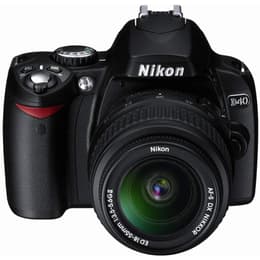 Reflex - Nikon D40 Noir Nikon Nikon AF-S DX Nikkor 18-55mm f/3.5-5.6G II + Nikon AF-S DX 55-200mm f/4-5.6G ED