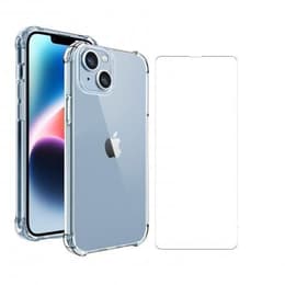 Coque iPhone 14 Plus et écran de protection - TPU - Transparent