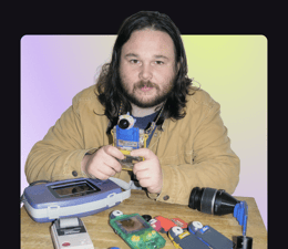 L'artiste Jim Lockey est un fier collectionneur de caméras Game Boy et a filmé un clip vidéo avec une.