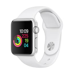 Apple Watch (Series 1) GPS 42 mm - Aluminium Argent - Bracelet Sport Blanc