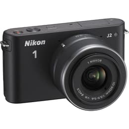 Hybride - Nikon 1 J2 - Noir + Objectif Nikkor 10-30 mm