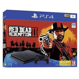 PlayStation 4 Slim 1000Go - Noir + Red Dead Redemption II