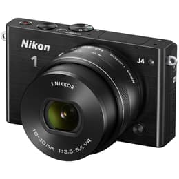 Hybride Nikon 1 J4 + Objectif Nikkor VR 10-30 mm f/3.5-5.6 -  Noir
