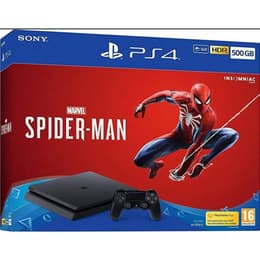 PlayStation 4 Slim 500Go - Jet black + Marvel's Spider-Man