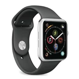 Apple Watch (Series 4) GPS 44 mm - Aluminium Argent - Sport Noir