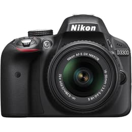 Reflex - Nikon D3300 Noir Nikon AF-S DX Zoom-Nikkor 18-55mm f/3.5-5.6G ED II