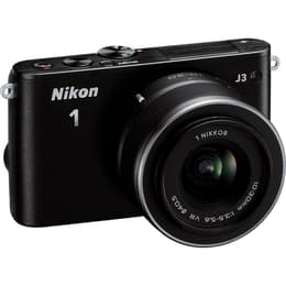 Hybride - Nikon 1 J3 Noir Nikkor 1 Nikkor VR 10-30mm f/3.5-5.6 PD-Zoom