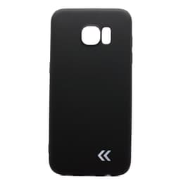 Coque Galaxy S7 Edge et écran de protection - Plastique recyclé - Noir
