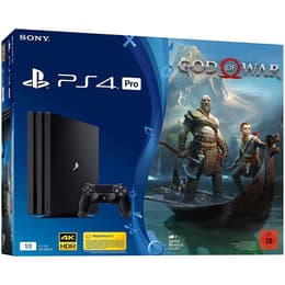 PlayStation 4 Pro 1000Go - Noir God of War + God of War