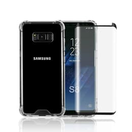 Coque Samsung Galaxy S8 et écran de protection - Plastique recyclé - Transparente