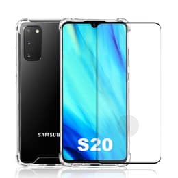 Coque Samsung Galaxy S20/S20 5G et écran de protection - Plastique recyclé - Transparente
