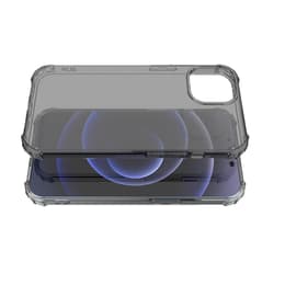 Coque iPhone 13 - Silicone - Noir/Transparent