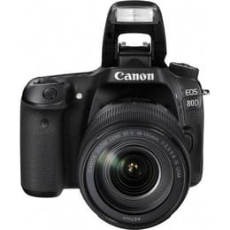 Reflex - Canon EOS 80D Noir Canon Zoom Lens EF-S 18-135mm f/3.5-5.6 IS USM