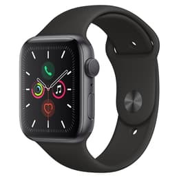 Apple Watch (Series 5) GPS + Cellular 40 mm - Aluminium Gris sidéral - Bracelet sport Noir