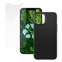 Coque iPhone 12 Pro Max et écran de protection - Plastique - Noir