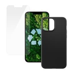 Coque iPhone 13 Pro et écran de protection - Plastique - Noir