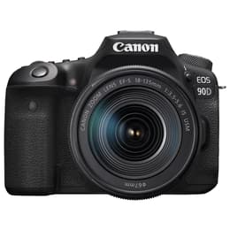 Reflex - Canon 90D - Noir + Objectif Canon EF-S 18-135mm f/3.5-5.6 IS STM