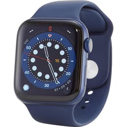 Apple Watch (Series 6) GPS 40 mm - Aluminium Bleu - Bracelet sport Bleu