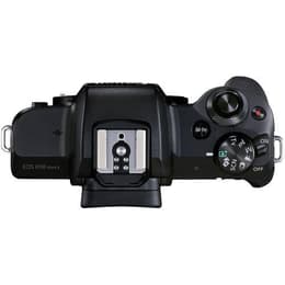 Hybride Canon EOS M50 Mark II - Noir + Objectif Canon Zoom Lens EF-M 15-45mm f/3.5-6.3 IS STM