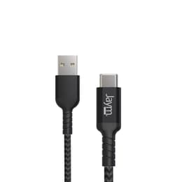 Cable JAYM Ultra-Renforcé 1,5 m - USB-A vers USB-C - Garanti à  Vie - Fabriqué en Fibre Dupont Kevlar