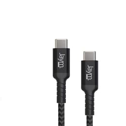 Cable JAYM Ultra-Renforcé 1,5 m - Charge Rapide - USB-C vers USB-C - Garanti à  Vie - Fabriqué en Fibre Dupont Kevlar