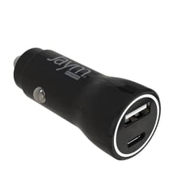 JAYM - Chargeur Voiture - Ultra rapide 3A - 2 prises : USB-C et USB-A - Garanti à  Vie