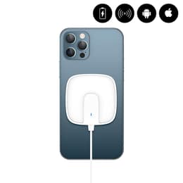 Chargeur à induction 15w iPhone 12 Pro Max Blanc magnétique à charge rapide