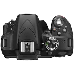 Reflex - Nikon D3300 - Noir + Objectif AF-S DX 18-105 mm VR