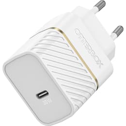 OtterBox USB-C chargeur mural antichoc - charge rapide 30W - Blanc