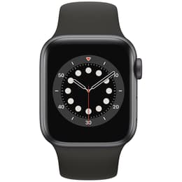 Apple Watch (Series 6) Septembre 2020 44 mm - Aluminium Gris sidéral - Bracelet Sport Noir