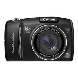 Compact Canon PowerShot SX100 IS - Noir + Objectif Canon Zoom Lens 36–360 mm f/2.8–4.3