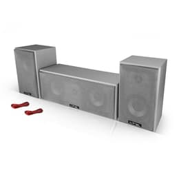 Barre de son Ltc Audio Ensemble Home Cinema 3 Enceintes 150W Silver + Câbles HP - Argent