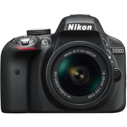 Reflex Nikon D3300 Noir + Objectif Nikon AF-P DX Nikkor 18-55mm f/3.5-5.6G