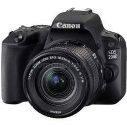 Reflex - Canon EOS 200D Noir Canon EF-S 18-55mm f/4-5.6 IS STM + EF 50mm f/1,8 STM