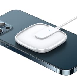 Chargeur à induction 15w iPhone 12 Mini Blanc magnétique à charge rapide