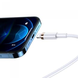 Câble lightning Type C 20W à charge rapide iPhone 12 Pro Max Blanc 2m