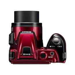 Compact Coolpix L120 - Rouge + Nikon Nikkor Wide Optical Zoom VR