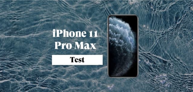 iphone 11 pro max test