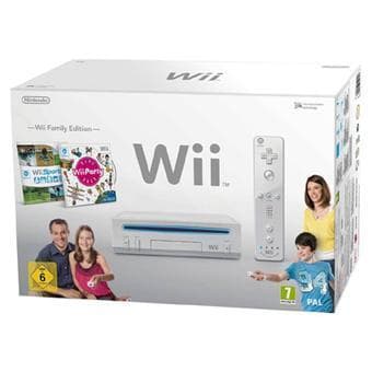 Console Nintendo Wii + FAMILY PACK + WII FIT - Blanc