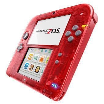 Console Nintendo 2DS - Rouge Transparent
