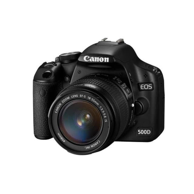 Reflex - Canon EOS 500D - Noir + Objectif EF-S 18/55mm IS