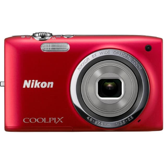 Compact - Nikon Coolpix S6700 Rouge Coolpix Nikkor 6x Wide Optical Zoom 25-250mm f/3.5-6.5